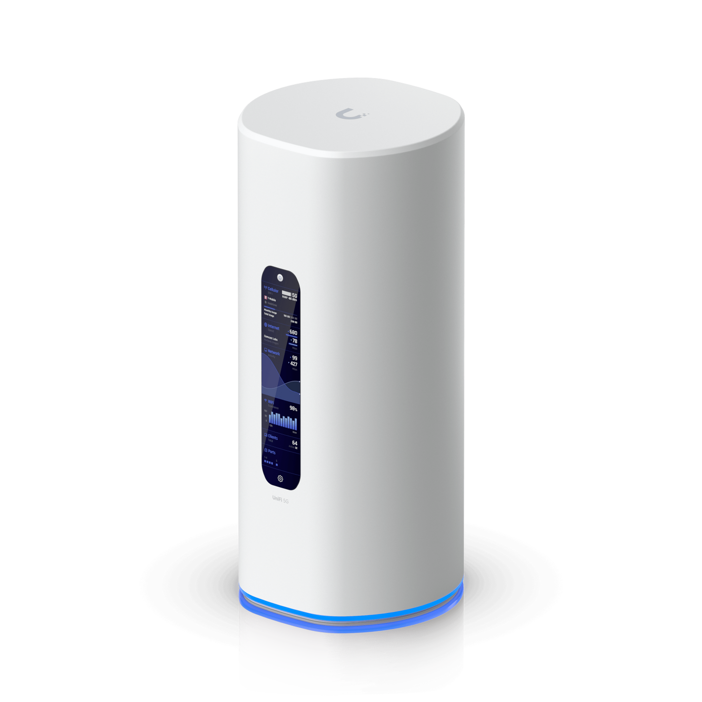 UDR-5G-MAX UI LTE/5G 2-SIM WiFi7 4-2500(1-PoE 1-SFP+ 64GB-mSD UniFi Cloud Gateway