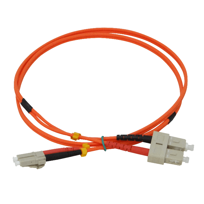 JFMLC1. 1mt LC-SC OM1 MultiModo MM Duplex Jumper Fibra 3mm 62.5/125um