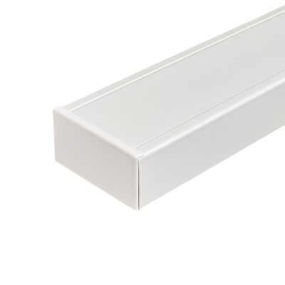 QN1R LINKCHIP 100x50mm Tapa Terminal Recta-Plana Blanca CCA-10050-TFR