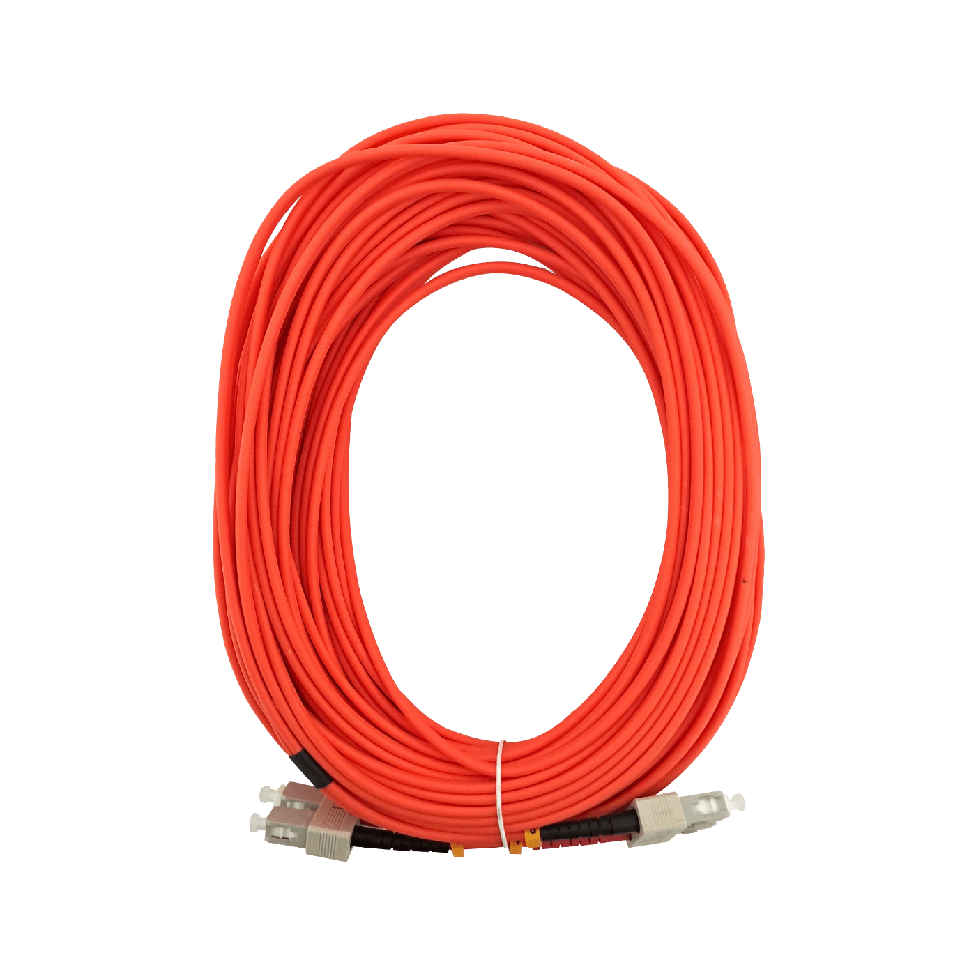 JFMCC25 Cable de fibra óptica multimodo OM1 dúplex SC-SC de 25 metros, 62.5/125 µm, cubierta LSZH de 3 mm