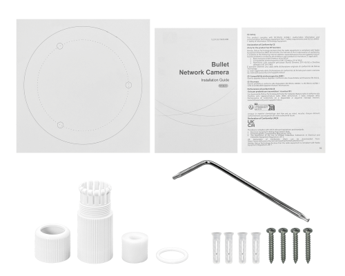 HFW5541. DAHUA Cámara Tipo Bala 5MP lente fijo 3,6mm certificación IP67 alimentación PoE alcance iluminación infrarroja 80 metros compresión H.264 Cámara IP con inteligencia WizSense conector TP