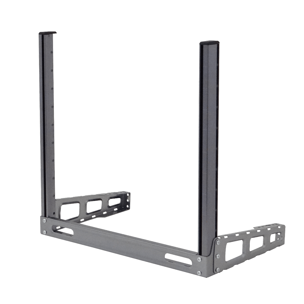 SR-10U MIKROTIK Rack Simple Negro 2-Postes 507mm-Altura Desmontable SR-10U