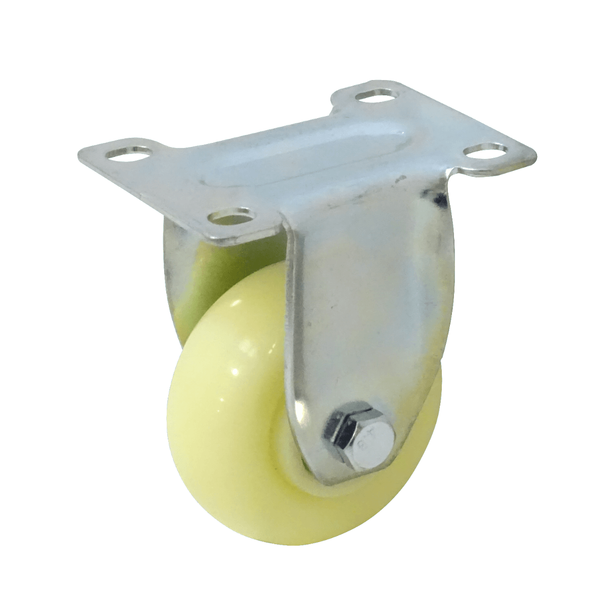 RUEDA-3B Rueda fija blanca de 3 pulgadas con capacidad de carga de 30Kg dimensiones 65x95x105mm