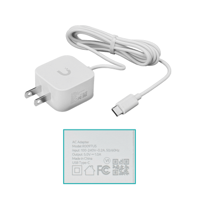 USW-FLEX-MINI2 UBIQUITI 5 Puertos 2.5Gbps PoE-af Entrante Conmutador Capa 2 para interior incluye 5V-USB-C requiere UniFi