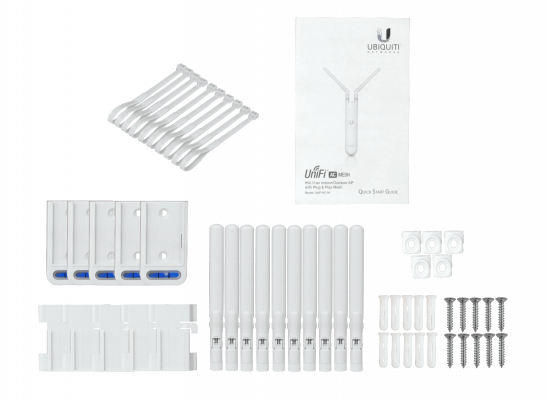 UAP-AC-M-5 UBIQUITI 5-Pack AC1200 Doble Banda 2,4/5GHz 300/867Mbps PoE Pasivo 24V Puerto 1-1000 2 Antenas RPSMA 3/4dBi