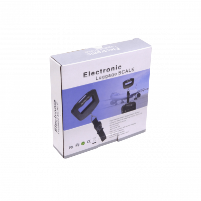 PESA-KG. Pesa Digital tipo Gancho para Equipaje 50kg inc-2xAAA Flexometro-100cm