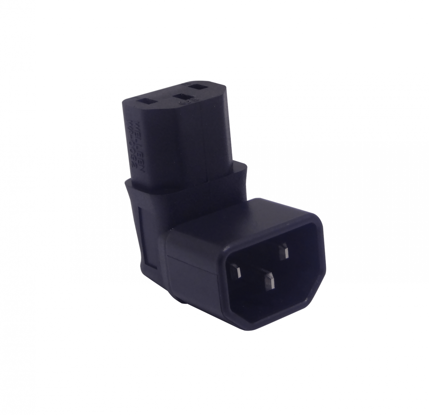 C13-C14-AE Codo Externo Macho-C14 Hembra-C13 Adaptador Eléctrico 10A