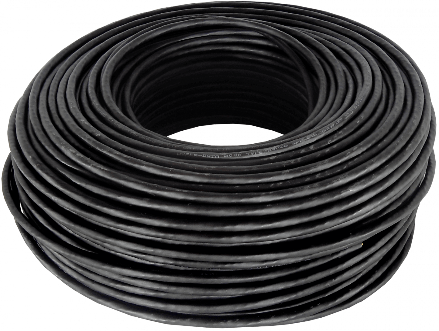 CBX6L-UN1 LINKMADE 100MTS UTP EXTERIOR-PE CAT6 COBRE NEGRO SÓLIDO