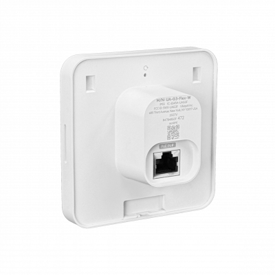 UA-G3-FLEX-W UI Dispositivo Blanco Lector de Proximidad NFC-ID Teclado inalámbrico BT4.1 Frecuencia 13,56MHz Alimentación PoE Rango 1-100 Clasificación IP55 Control de Acceso