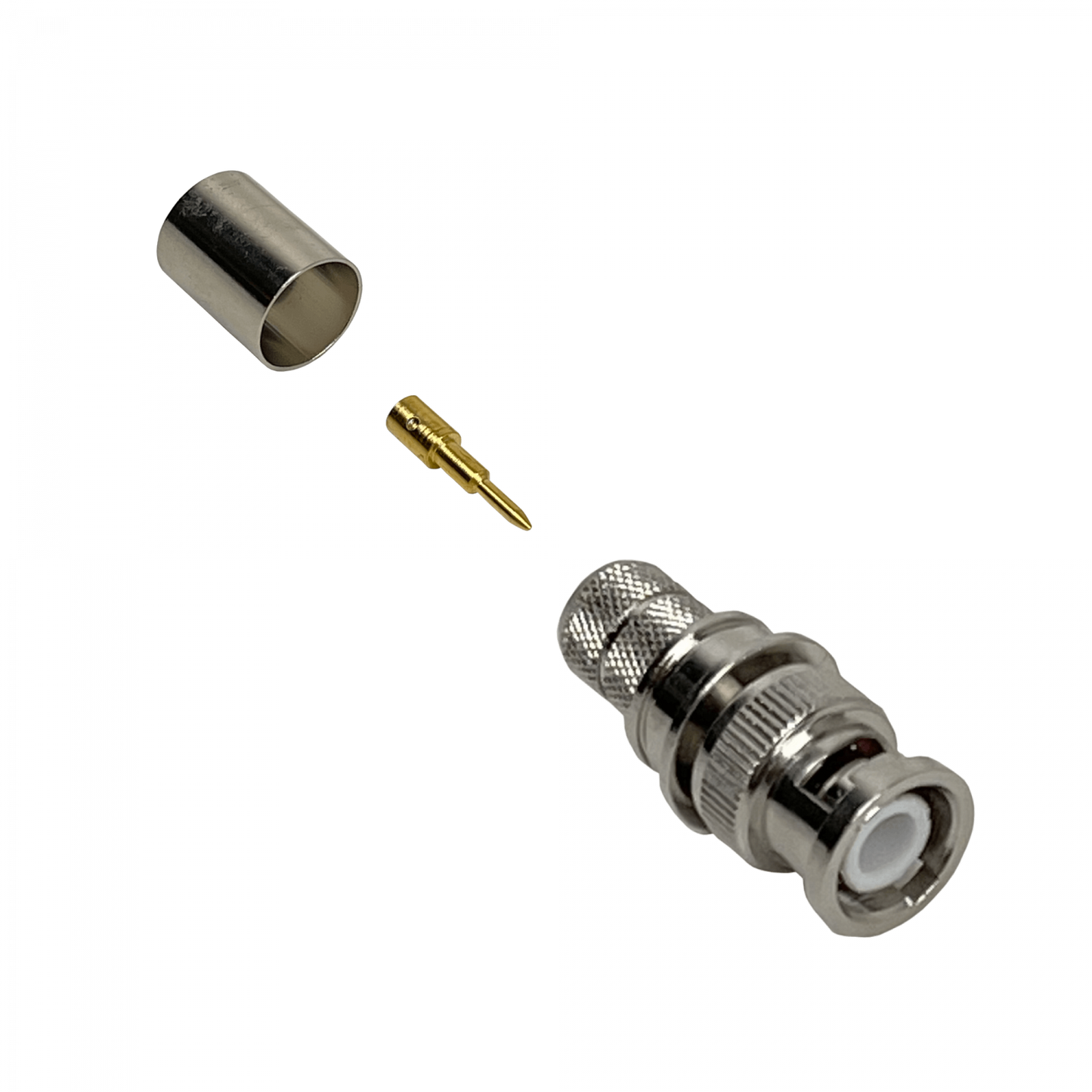 BM4C BNC-Macho CA400 LMR400 Conector Crimpeable Serie-400