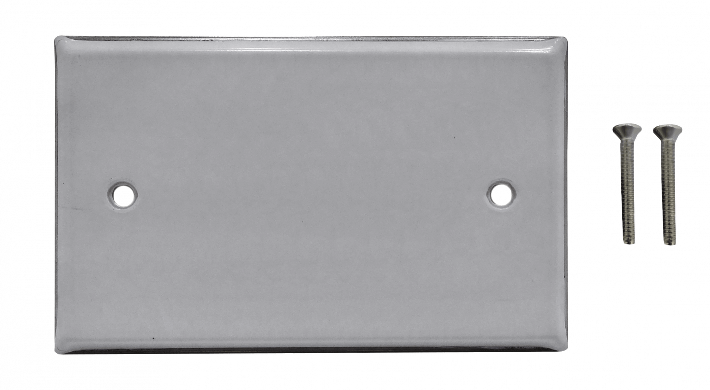 FP0MV LINKMADE Placa Frontal Ciega Metálica de 70x114mm