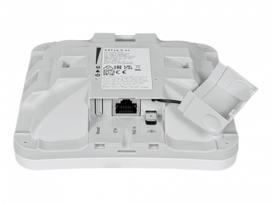 SXTSQ-5AXD MIKROTIK Antena WiFi 6 Banda 5GHz Estándar AX Ganancia 16dBi Arreglo 2x2 Nivel 3 Instalación Exterior Provisión 24V