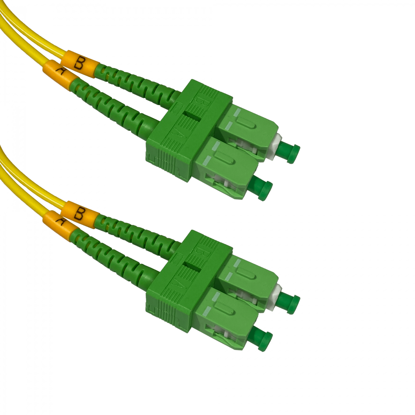 JFSAA2 Cable de Fibra Óptica Monomodo Dúplex SC/APC-SC/APC de 2 metros, 9/125µm, cubierta LSZH