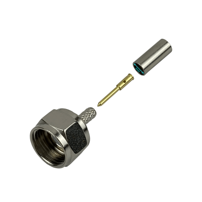 FM1C Conector Macho F RG316 Crimpeable para Cable Coaxial CA100 RG174