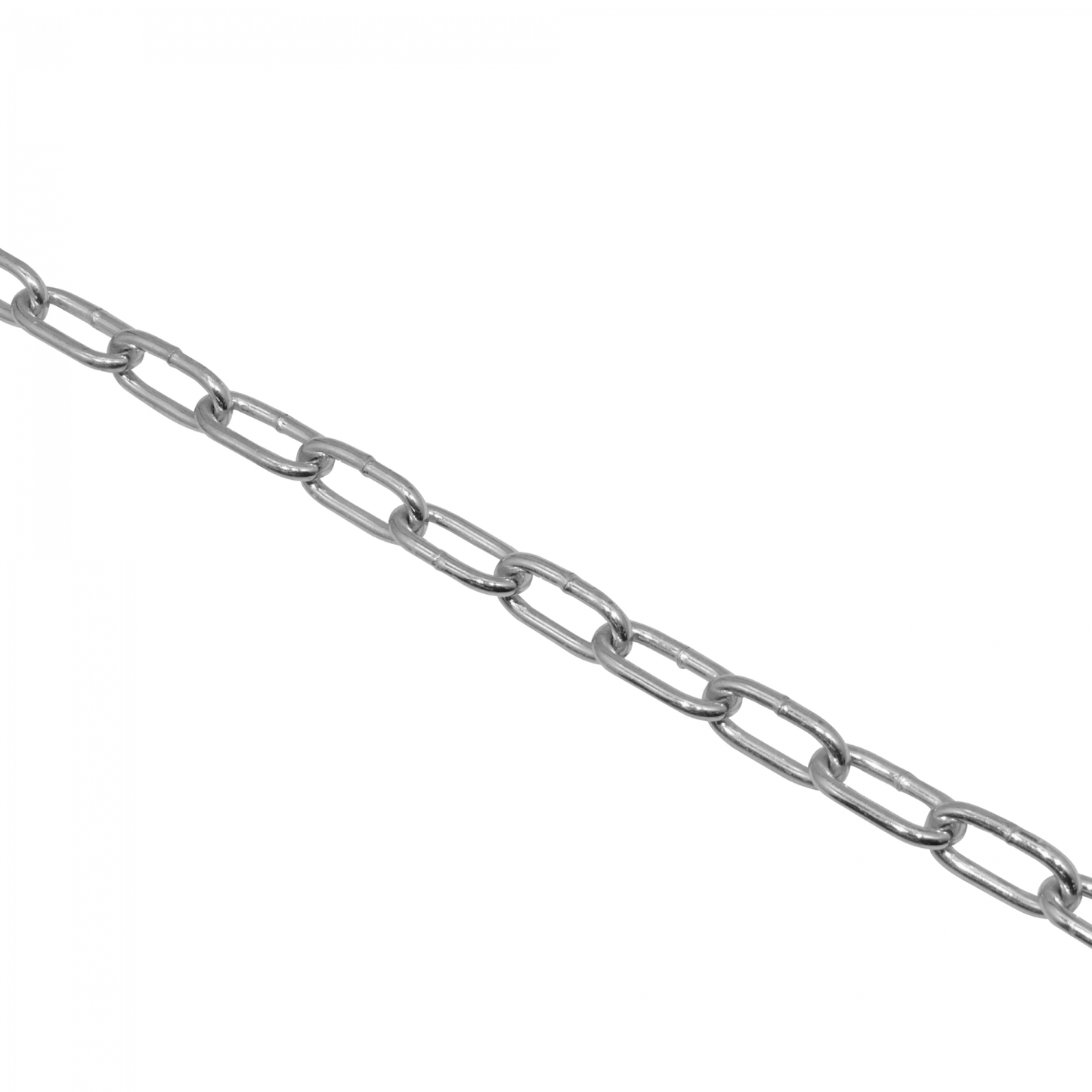 CADE-4 Cadena Cromada Calibre 4mm, Venta por Metro, Eslabón de 32x15mm