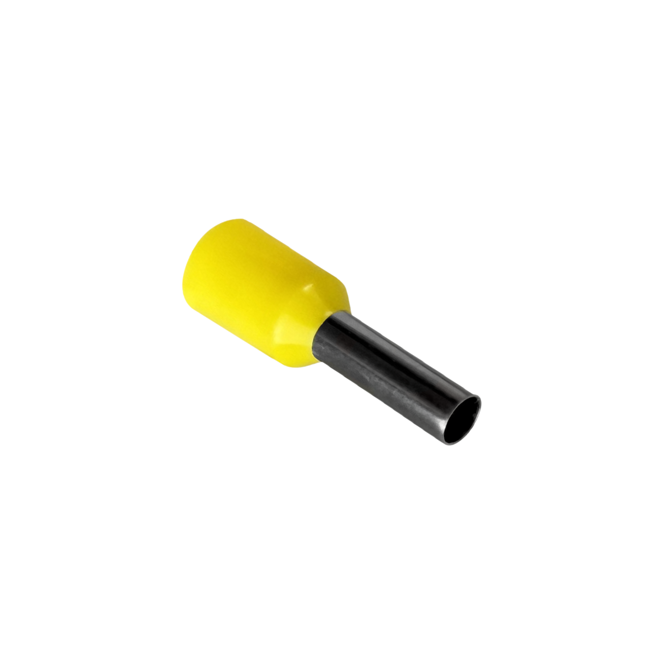 E2508-M Amarillo 2,5mm² 8/15mm 100-piezas AWG14 Terminales Aislados de Virola para Crimpar