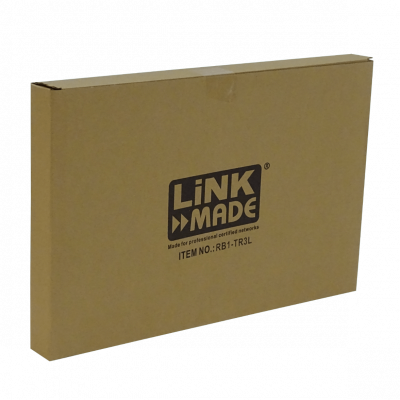 RB1-TR3L LINKMADE Bandeja portateclado retráctil 1U 30cm con ventilación