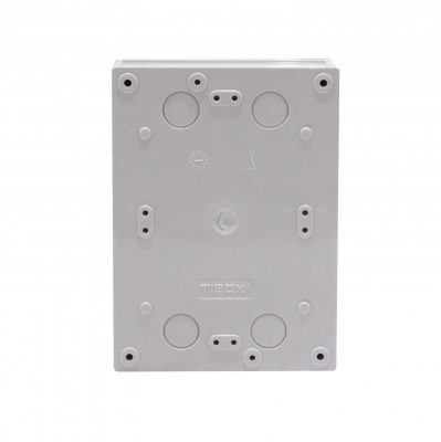 TJ-AG-1217-1 TIBOX 125x175x100mm Cubierta-Gris Envolvente Gris Plastico IP66 RoHS