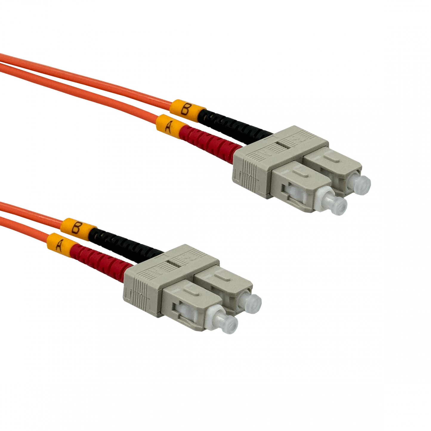 JFMCC2 2mt SC-SC OM1 MultiModo MM Duplex Jumper Fibra 62.5/125um 3mm LSZH