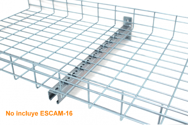 ESCAM-16W LINKCHIP Base de Fijación 637x133mm para Pared 63cm Perfil de Soporte p/Bandeja Portacables ESCAM-16