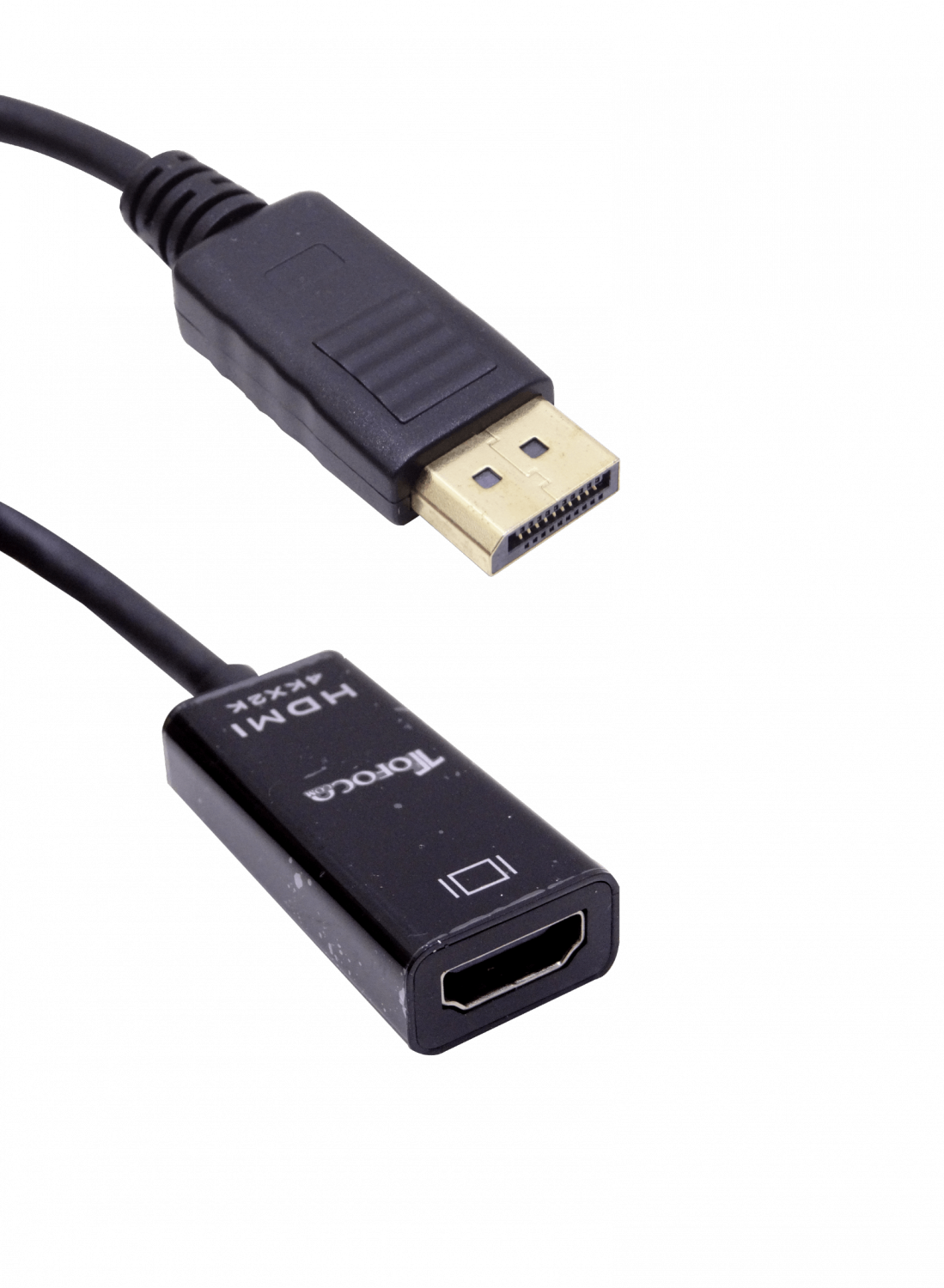 UL-DPHDMI-4K 4K HDMI-H a DisplayPort-M Negro Cable-8cm Convertidor de Video