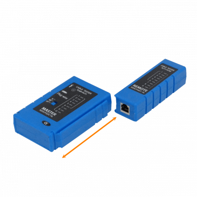 CABLE-TESTER COMPROBADOR de Red/Telefonía RJ45 RJ12 RJ11, necesita batería-9V, NSHL916DC-AL