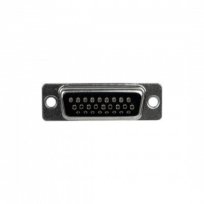 DB26-M Conector macho DA-26 DB26 de 3 hileras y 26 pines para soldar de 39mm sin cubierta HD26