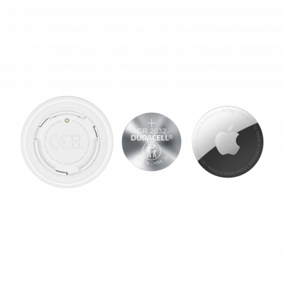 AIRTAG-4 APPLE Pack de 4 Localizadores Bluetooth NFC 32mm x 8mm IP67 Batería CR2032 Incluida U1 MX542AM/A