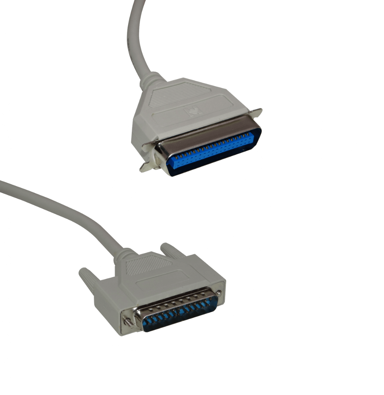 DB25CEN36 Cable para Impresora Centronics 1,8 metros DB25-Macho CEN36 Gris VW-1