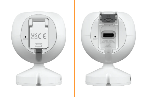 UVC-G4-INS UBIQUITI Pared 1512p 2K IR CámaraIP solo-WiFi IK04 IPX5 Audio inc-5V