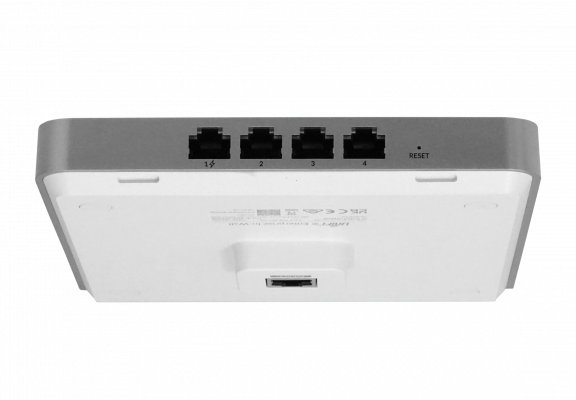 U6-ENTERPRISE-IW UBIQUITI WiFi6E Punto de Acceso Empotrar 1-Puerto-2500 4-Puertos-1000 2,4/5/6GHz 4,8gbps 4/6dBi requiere-PoE-at