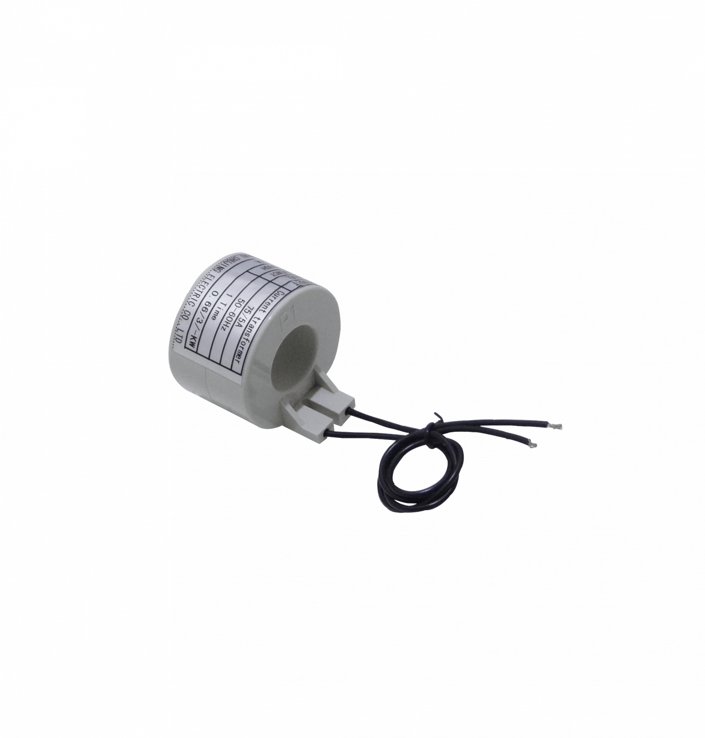 CT5-075 75A/5A Clase-1.0 1,0 Diámetros 23mm-interno 50mm-externo Cable-Una vuelta