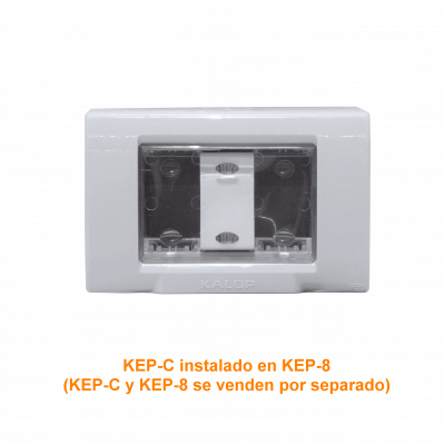 KEP-C KALOP Blanco Doble Polo 9/24 6pin Conmutador 10A 250V req/KEP-A KL40180