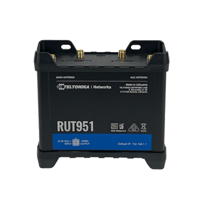 RUT951 TELTONIKA 4G/LTE Dual-Sim Router 2-.SMA 2-RPSMA 3-LAN 1-WAN