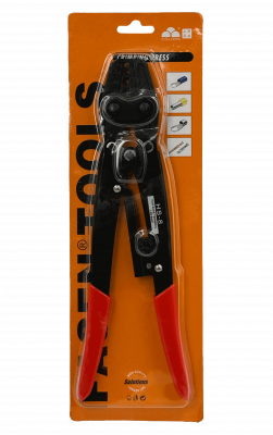 HS-8 Pinza de engaste para terminales tipo ferruler, rango de 1,25 a 8mm²