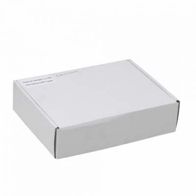 CALCOM4 OM4 24-LC 2-MPO/M Cassette de distribución para bastidor 1U-3 puertos 130mm Fibra óptica con conectores preinstalados