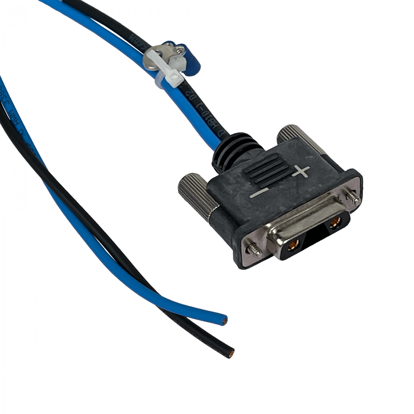 GPON-DC-CABLE Cable DC 2x2,5mm2 para fuentes OLT MPWD Hw Zt 2,4mt 240cm