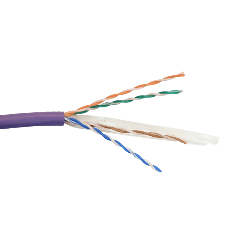 CB6T-UVH TRIMERX AWG23 LSHZ CAT6 Violeta Cable de un solo hilo 305 metros Cobre