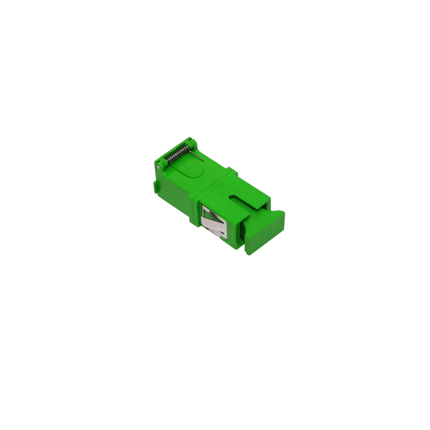 TASCA Adaptador simplex SM SC/SC APC verde con autotapa para cabecera CL