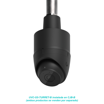 CJB-B UBIQUITI Caja de conexiones negra compatible con cámaras G5-Turret, Dome-Ultra y G6-Bullet