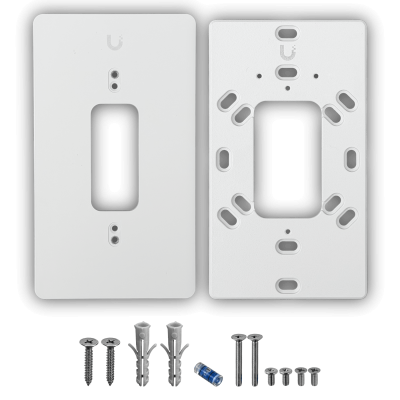 UACC-DBL-W Soporte de montaje blanco para timbre inteligente UniFi Lite modelo UVC-Doorbell-Lite