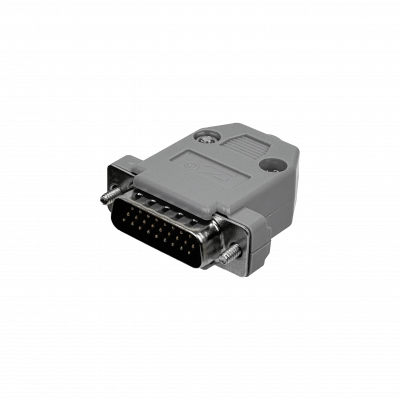 DB-CAP-39MM DB15-2filas DA-15 DB-26 DA-26 HD26 Tapa Plastica Gris Capucha