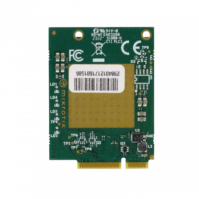 R11EL-FG621-EA MIKROTIK 2-U.FL LTE6-1/3/5/7/8/20/28/38/40/41 3G-R8 Tarjeta MiniPCIe 300mbps