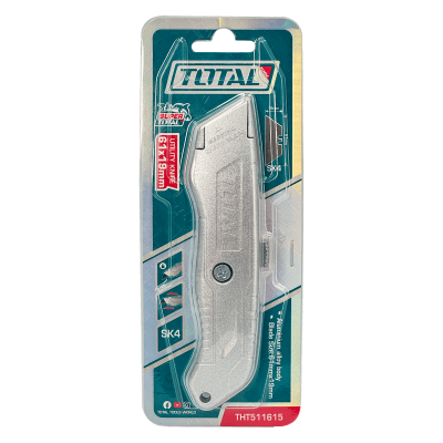 CUCH-S TOTAL Cuchilla de aluminio para corte de cartón de 61x19mm modelo THT511615