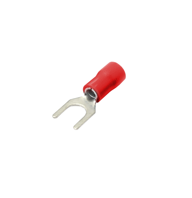 HORQ-5315 Terminal-Horquilla 5,3mm 0,5-1,5mm2 100-unidades Conector Rojo Vinilo Aislado SV1.25-5