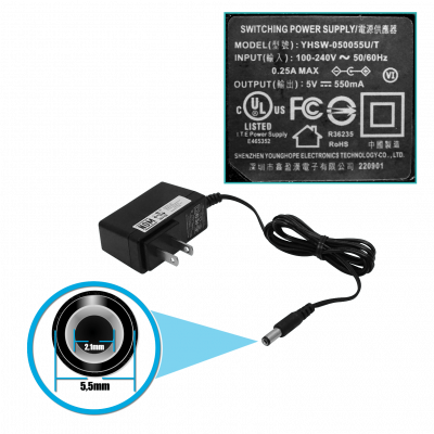 DES-1005A D-LINK 5-Puertos 100Mbps Switch de Escritorio no-Administrable no-Rack incluye 5v/0,5A