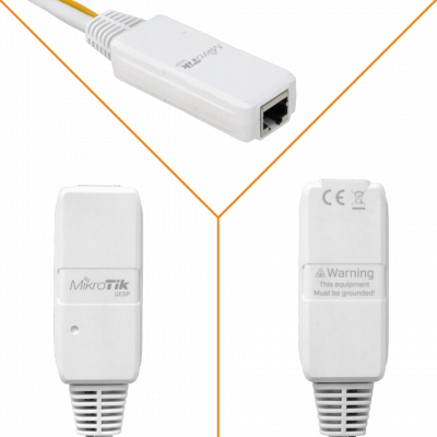 GESP MIKROTIK Dispositivo Exterior Protección Sobrevoltaje Descargas-Atmosfericas Electricidad-Estatica Drenaje IP67