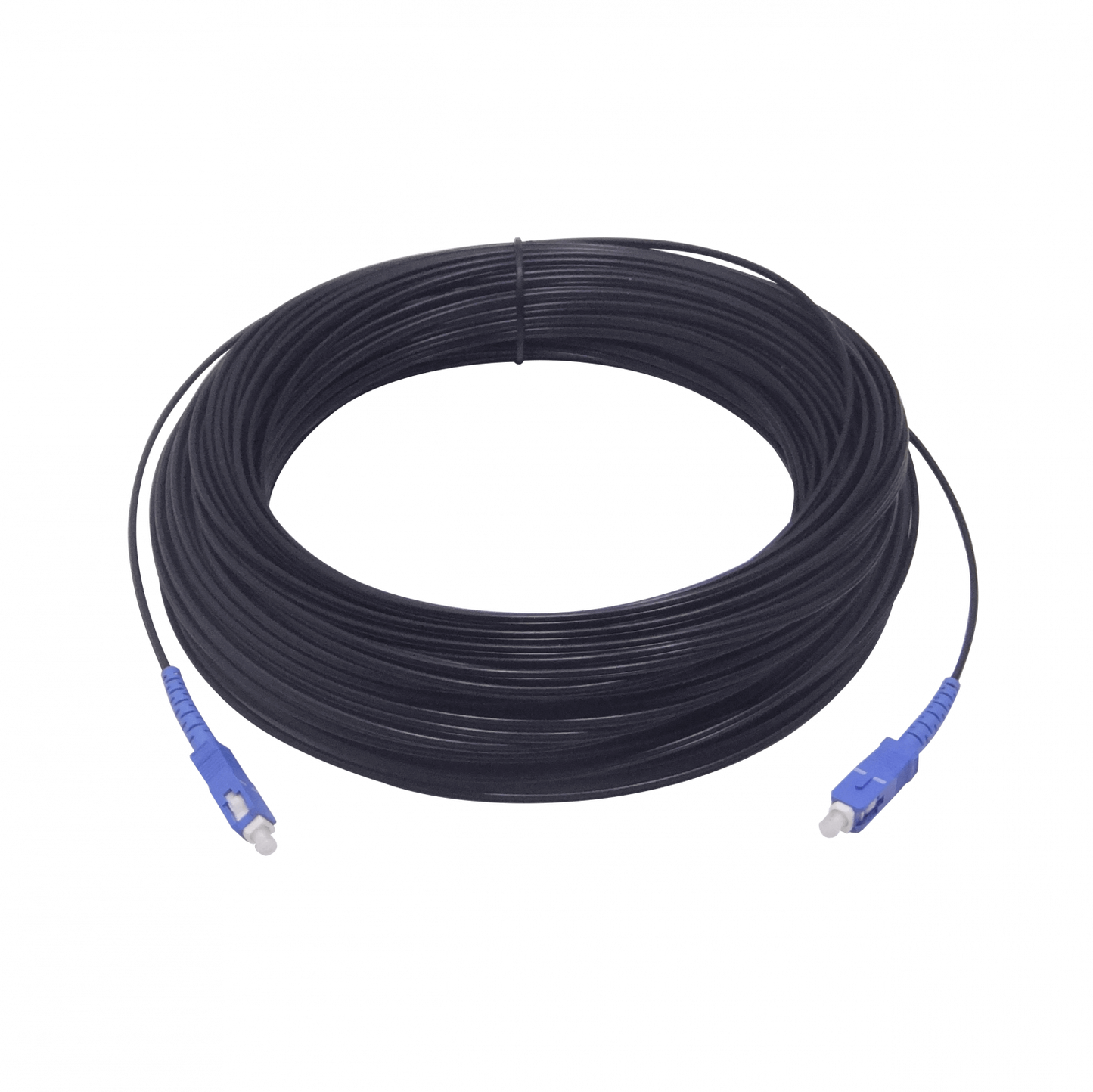 JPSC-50 Negro Bajada 50mt SC/UPC Monomodo SM SX Latiguillo Fibra Óptica G652D