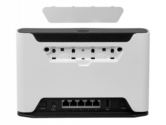 CHATEAU-LTE7 MIKROTIK Módem 4G Categoría 7 Rango 5-1000 Tarjeta SIM Conexión USB Nivel 4 Dual banda 2,4/5GHz Incluye Alimentación 24V Modelo D53G-5HACD2HND