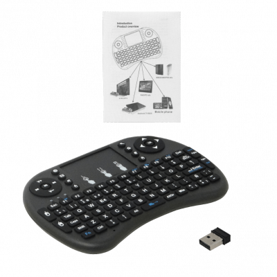 MINI-TECLADO Teclado Compacto sin Cables 2,4GHz con Touchpad Integrado USB, requiere pilas AAA BL-5C